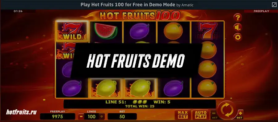 Hot Fruits Demo